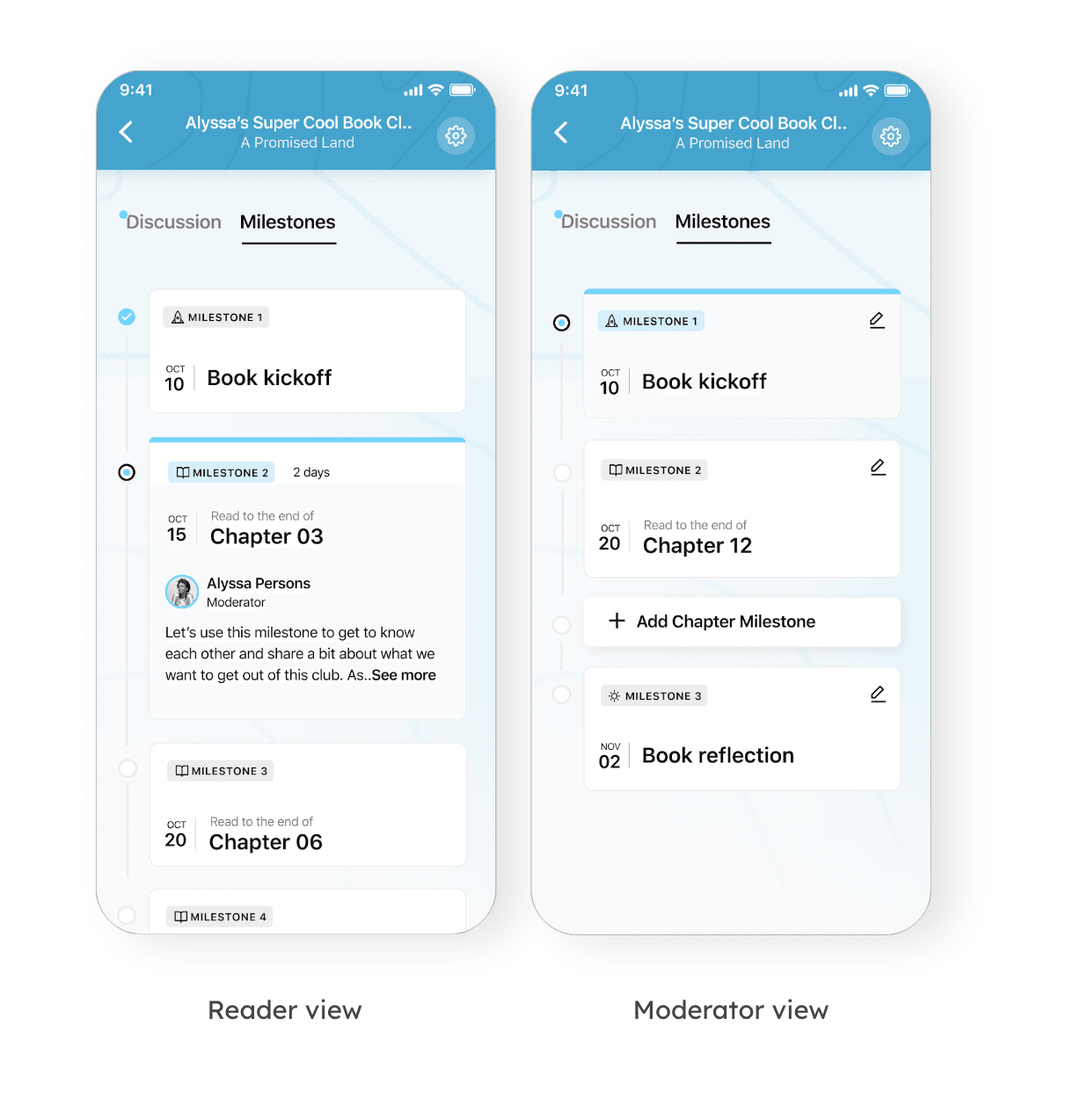 Final milestone presentation design