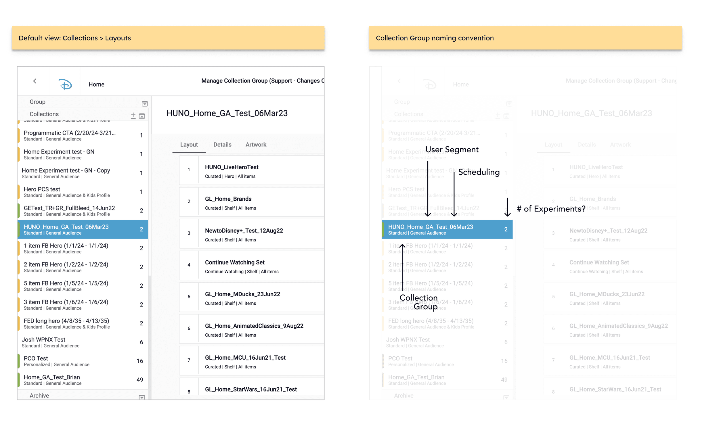 Legacy tool reference screenshots