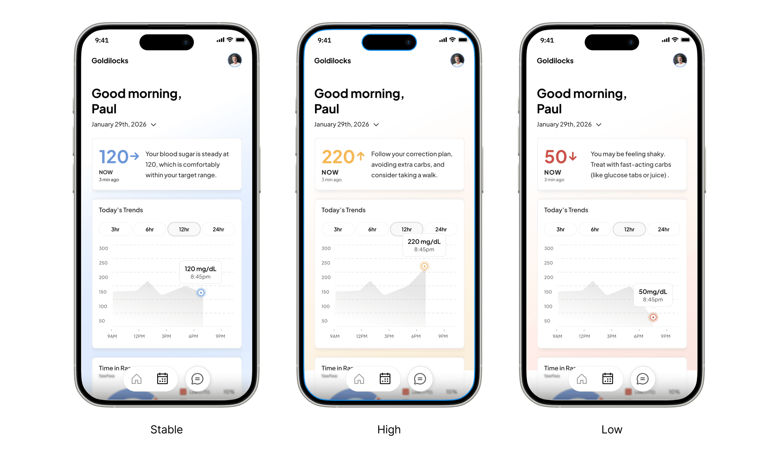 Home screen visual design