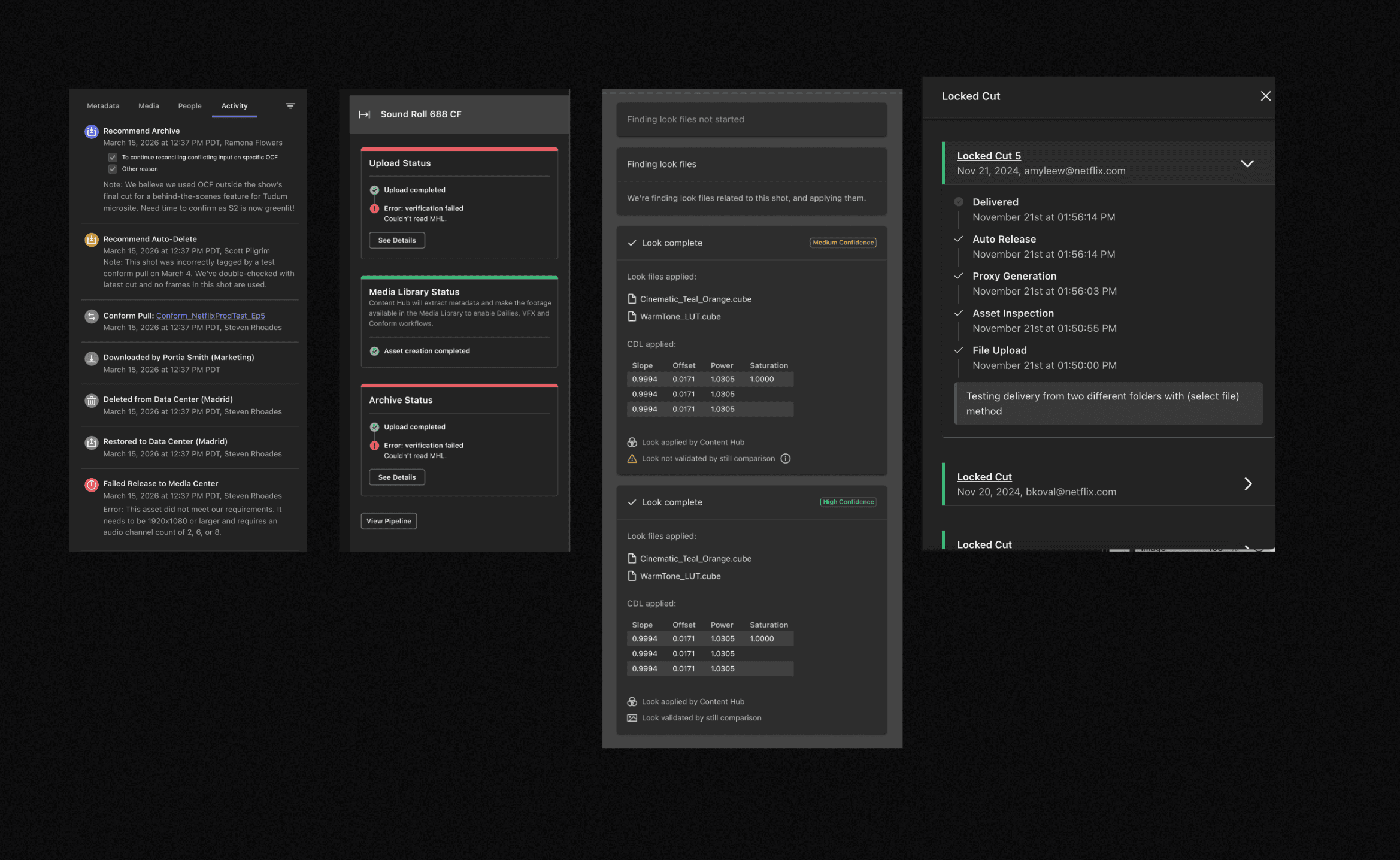 Card component standardization