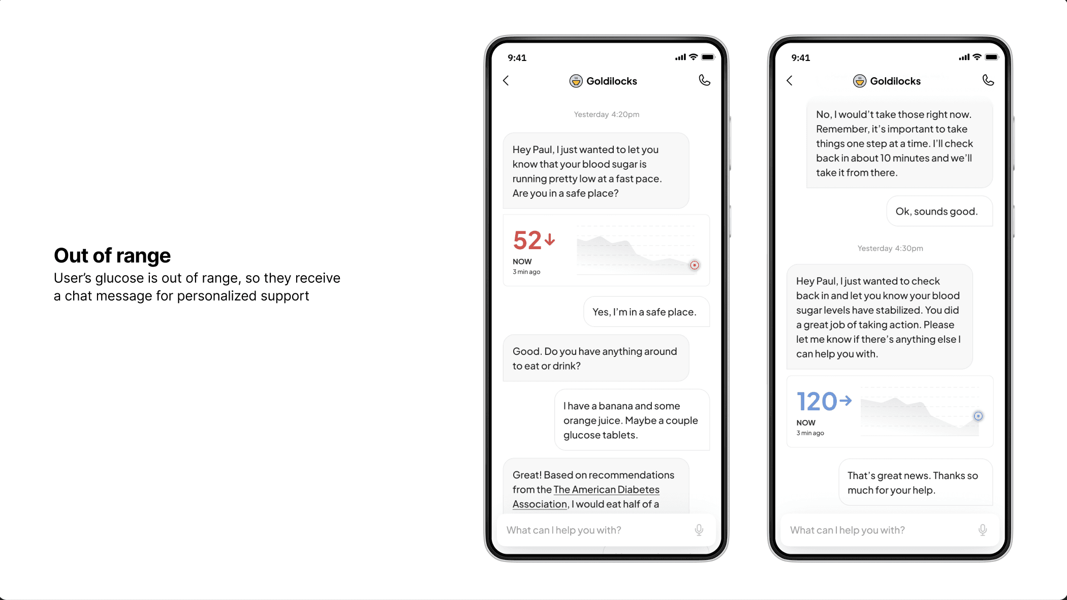 Use case: Out of range