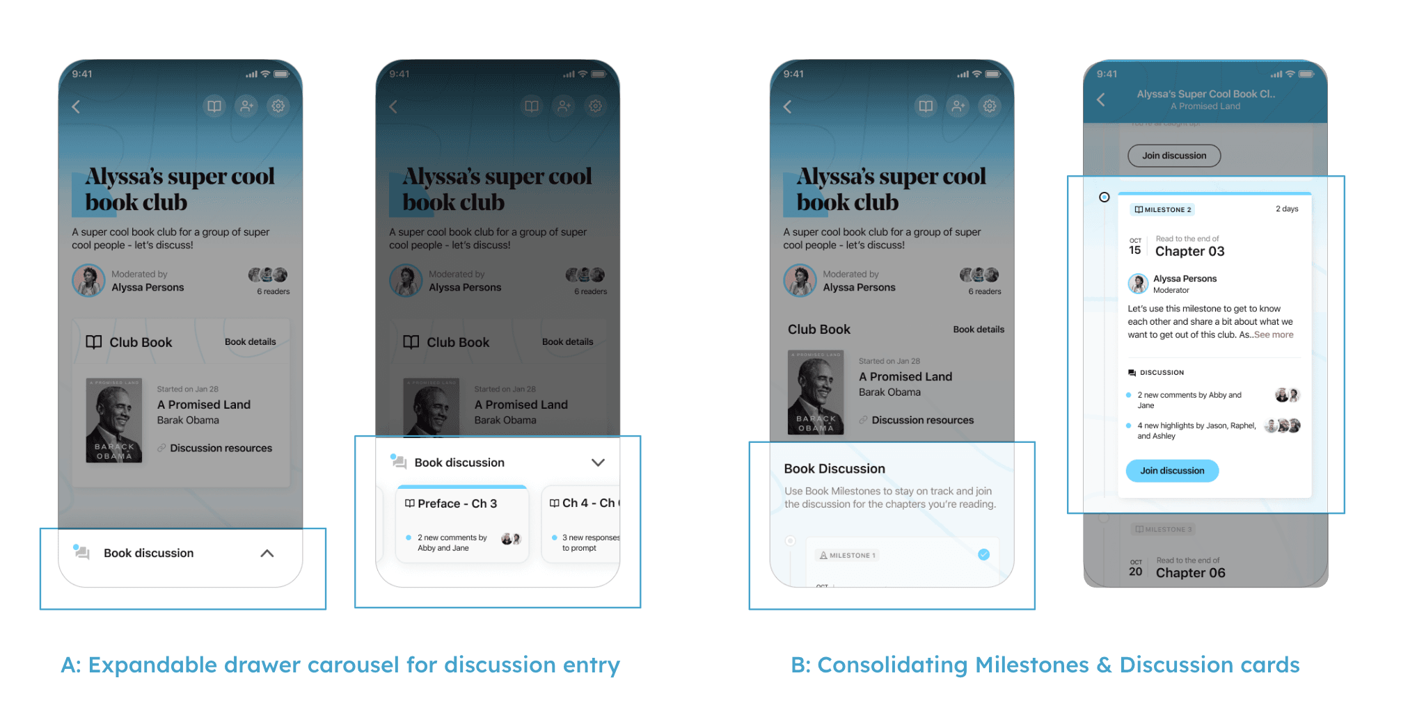 Milestone entry directions